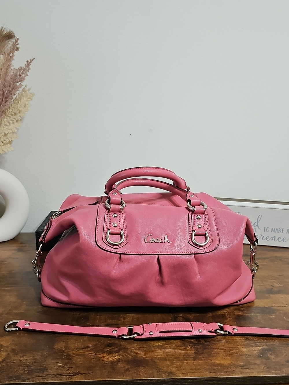 Coach Large Leather Ashley